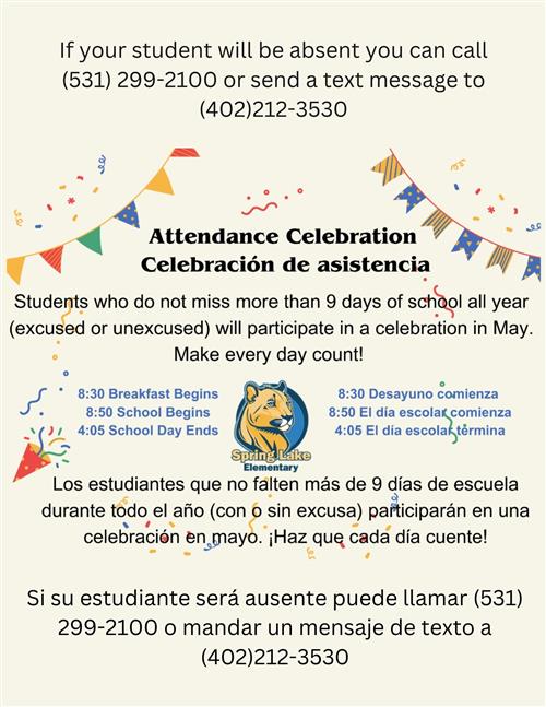 attendance postcard